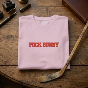 "Puck Bunny" - Crewneck T-shirt For Book Lovers